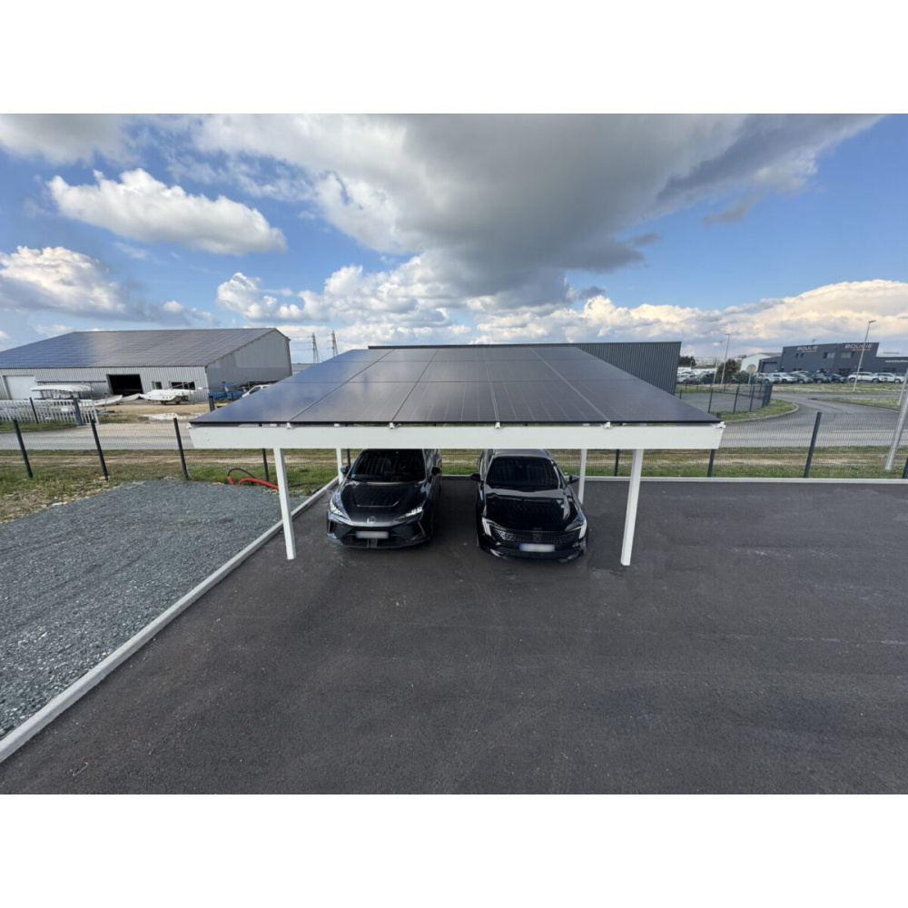 French startup offers solar carports made of aluminum